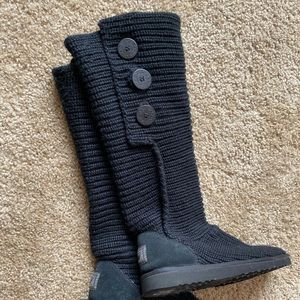 UGG Black Cardy Boots